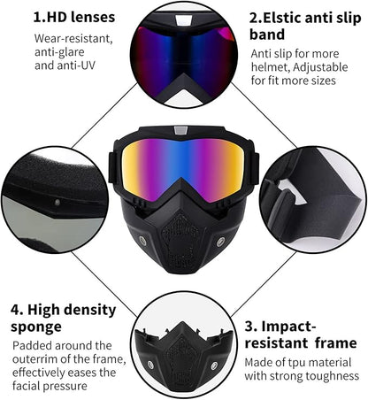 Motorcycle Protective Goggles Bike Face Mask