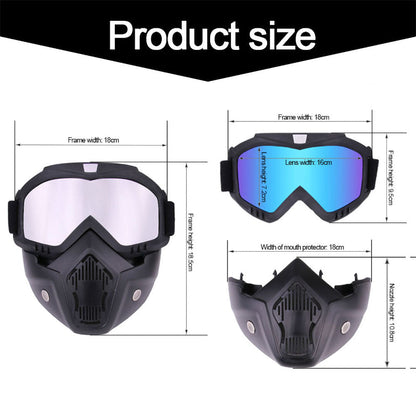 Motorcycle Protective Goggles Bike Face Mask