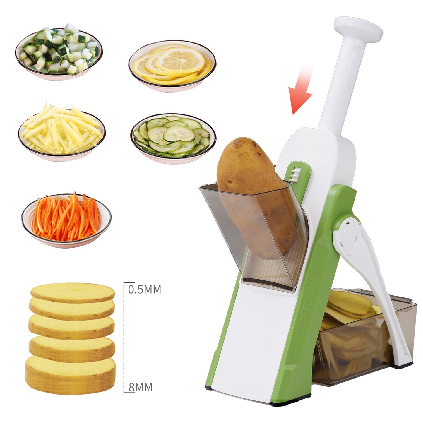 Multifunctional Vegetable Cutter Slicer Chopper